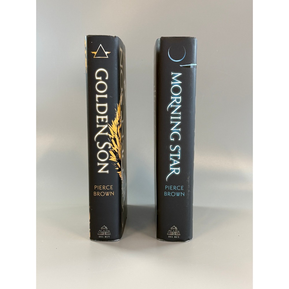 Pierce Brown Red Rising Series Hardcover Lot Golden Son & Morning Star Used - Picture 3 of 6